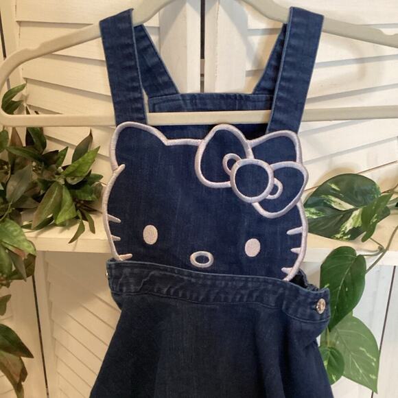 HELLO KITTY DENIUM DRESS SIZE 5 1243 - Picture 2 of 5